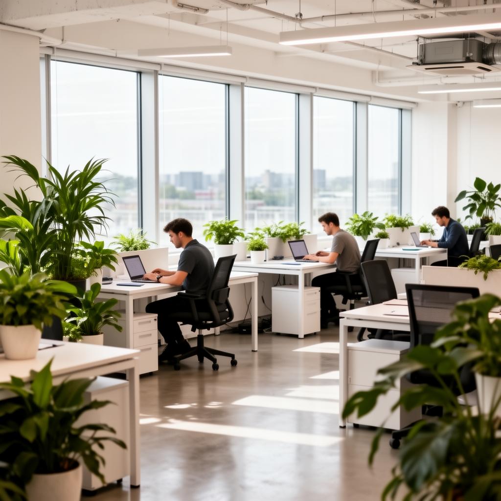 The Meet Care Plans advisor team in a bright modern office